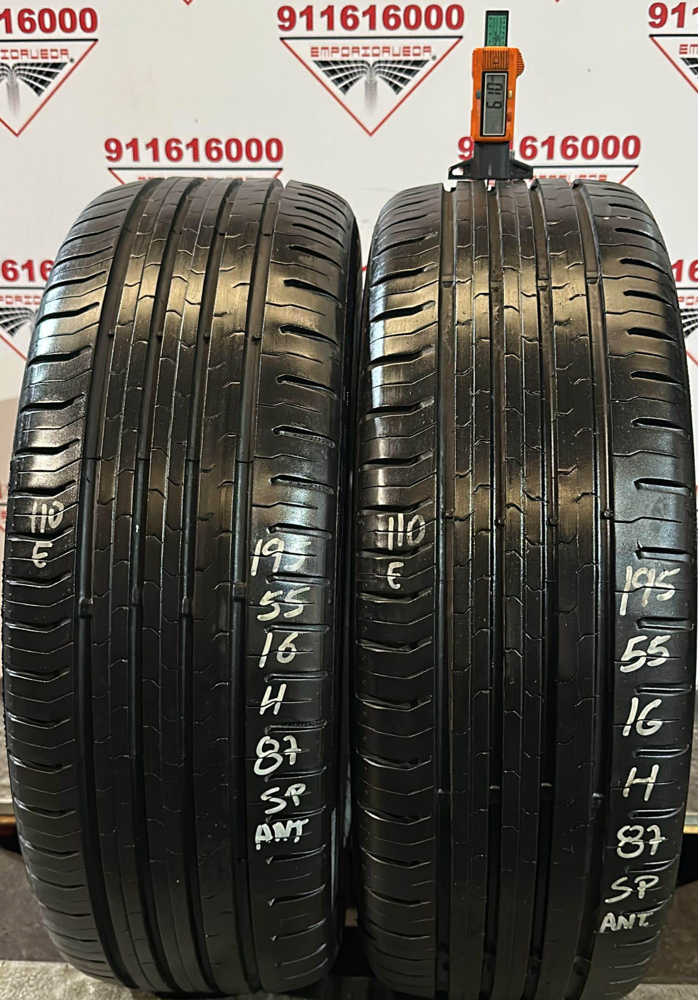 CONTINENTAL CONTIECOCONTACT 5 USADO  195/55 R16 87 H